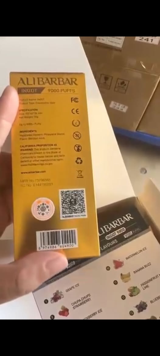 Alibarbar Ingot 9000 puffs